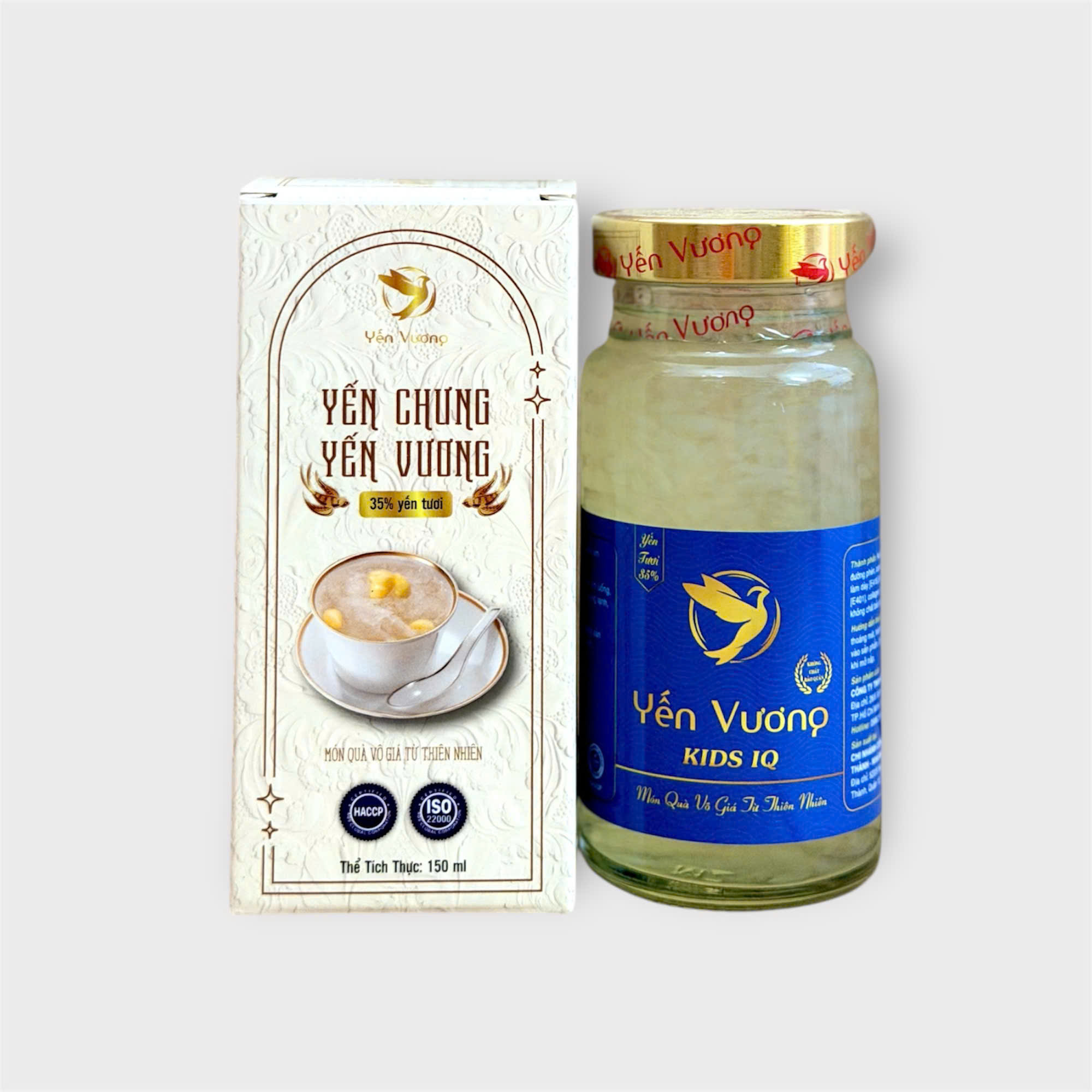 Hũ yến Vương 140ml có hộp Kids IQ